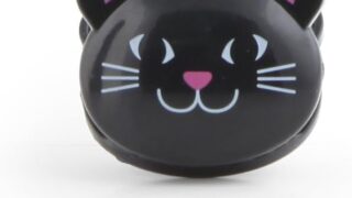 Kikkerland Cat Bag Clips, Set of 6,Black