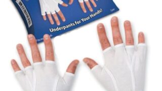 Archie McPhee Handerpants Briefs Underpants for Your Hands, 1 pack, White