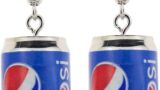 3D Mini Simulation Beer Bottle Earrings Drinks Bottle Drop Dangle Earrings Mug Can Earrings Creative Party Jewelry for Unisex