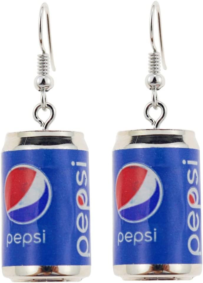 3D Mini Simulation Beer Bottle Earrings Drinks Bottle Drop Dangle Earrings Mug Can Earrings Creative Party Jewelry for Unisex