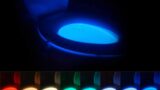 Chunace Toilet Bowl Night Light Motion Sensor, 16 Color Changing LED Gadgets for Bathroom Accessories Decor, Cool Gag Stuff for Men, Kids, Funny Stocking Stuffer Gifts 2024