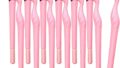 Sabary 12 Pieces Cute Flamingo Pens Gift Creative Flamingo Pen Novelty Plastic Pink Rubber Ballpoint Pens Black Ink 0.5 mm for Women Teacher Student Girlfriend Flamingo Party Favors Supplies