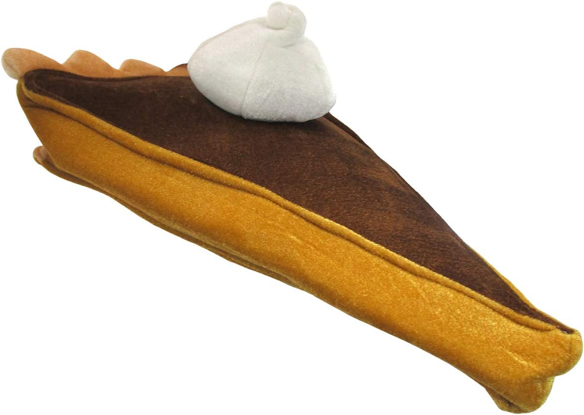 Beistle Decorative Plush Pumpkin Pie Hat