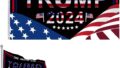 Trump 2024 Take America Back Flag Make America Great Again Flag Presidential Campaign Posters Donald Trump Novelty Items for Home Decorations for Bedroom Garden Trump Save America Flags 3×5 Outdoor