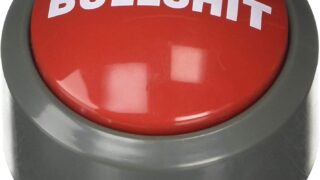 Bullshit Button – The Official Hilarious BS Button with Sound Effects & Flashing Light – Perfect Gag Gift for Friends, Family, and Co-workers – Batteries Included