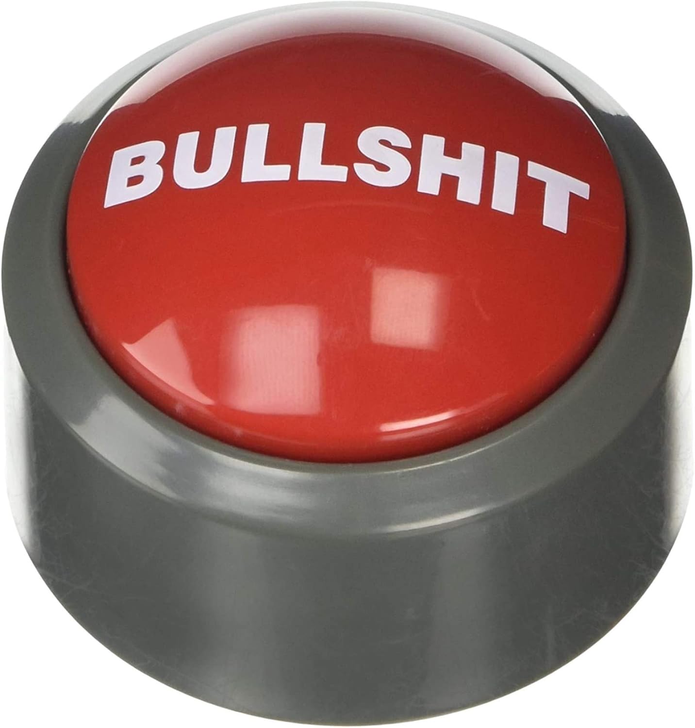 Bullshit Button – The Official Hilarious BS Button with Sound Effects & Flashing Light – Perfect Gag Gift for Friends, Family, and Co-workers – Batteries Included