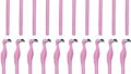 20PCS Cute Pink Flamingo Gel Pens Gift for Child, Women, Coworkers, Hostess and Girlfriend, Great Party Supplies and School Supplies, Black Ink(0.5mm)