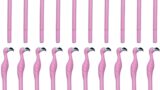 20PCS Cute Pink Flamingo Gel Pens Gift for Child, Women, Coworkers, Hostess and Girlfriend, Great Party Supplies and School Supplies, Black Ink(0.5mm)