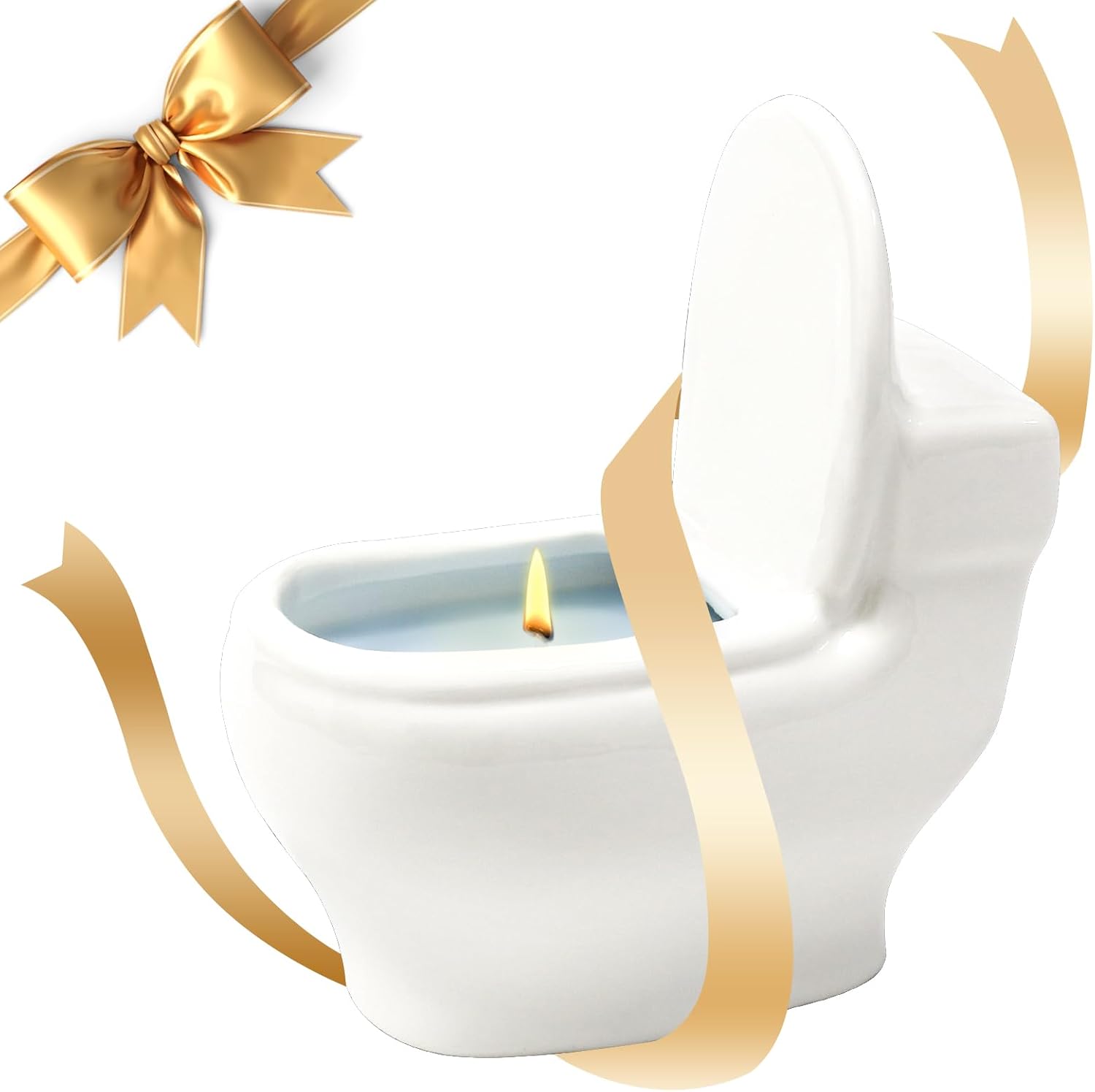 Stocking Stuffers for Women Men Adults, Funny Toilet Candle for Women Men, Gag Gift for Women Men Friend, Toilet Design Jar Candles Suitable for Bathroom Scented and Quirky Gift for Friends Stocking Stuffers for Women Men Adults, Funny Toilet Candle for Women Men, Gag Gift for Women Men Friend, Toilet Design Jar Candles Suitable for Bathroom Scented and Quirky Gift for Friends