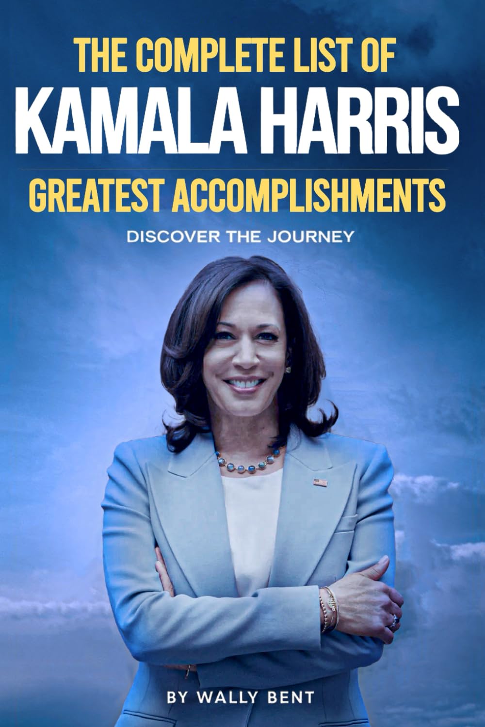 The Complete List of Kamala Harris Greatest Accomplishments, Funny Political Christmas Humor Joke, Hilarious Blank Journal Gag Gift For Friends And Family