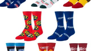 Crazy Socks, Snack & Junk Food Themes, Fun Silly Novelty Crew, Large, Fun 8 Pack