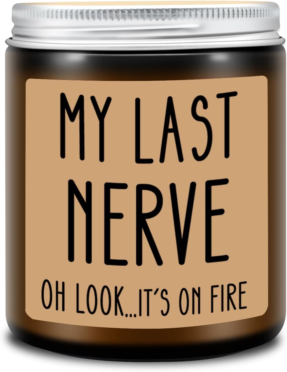 Homsolver Birthday Gifts for Women, Funny Gifts for Best Friend Women – My Last Nerve Candle – Unique Birthday Gifts for Women, Her, Mom, BFF, Sister