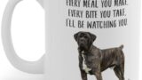 Lovesout Funny English Mastiff Brindle Gifts For Women Mother’s Day 2024 Every Meal You Make Every Bite You Take Coffee Mug Ceramic Cup White 11oz