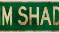 One item, thin shadow doc tin plate (16“X 4”/40X10CM), novelty street signs, home decor, wall decor, restaurant decor, cafe decor, garage decor, farmhouse decor Halloween Christmas gift