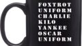 Rogue River Tactical Funny Coffee Mug Military Alphabet Foxtrot You Black Novelty Cup Great Gift Idea For Office Party Employee Boss Coworkers