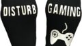 Novelty Cotton Socks Do Not Disturb Socks for Men Women Gamers