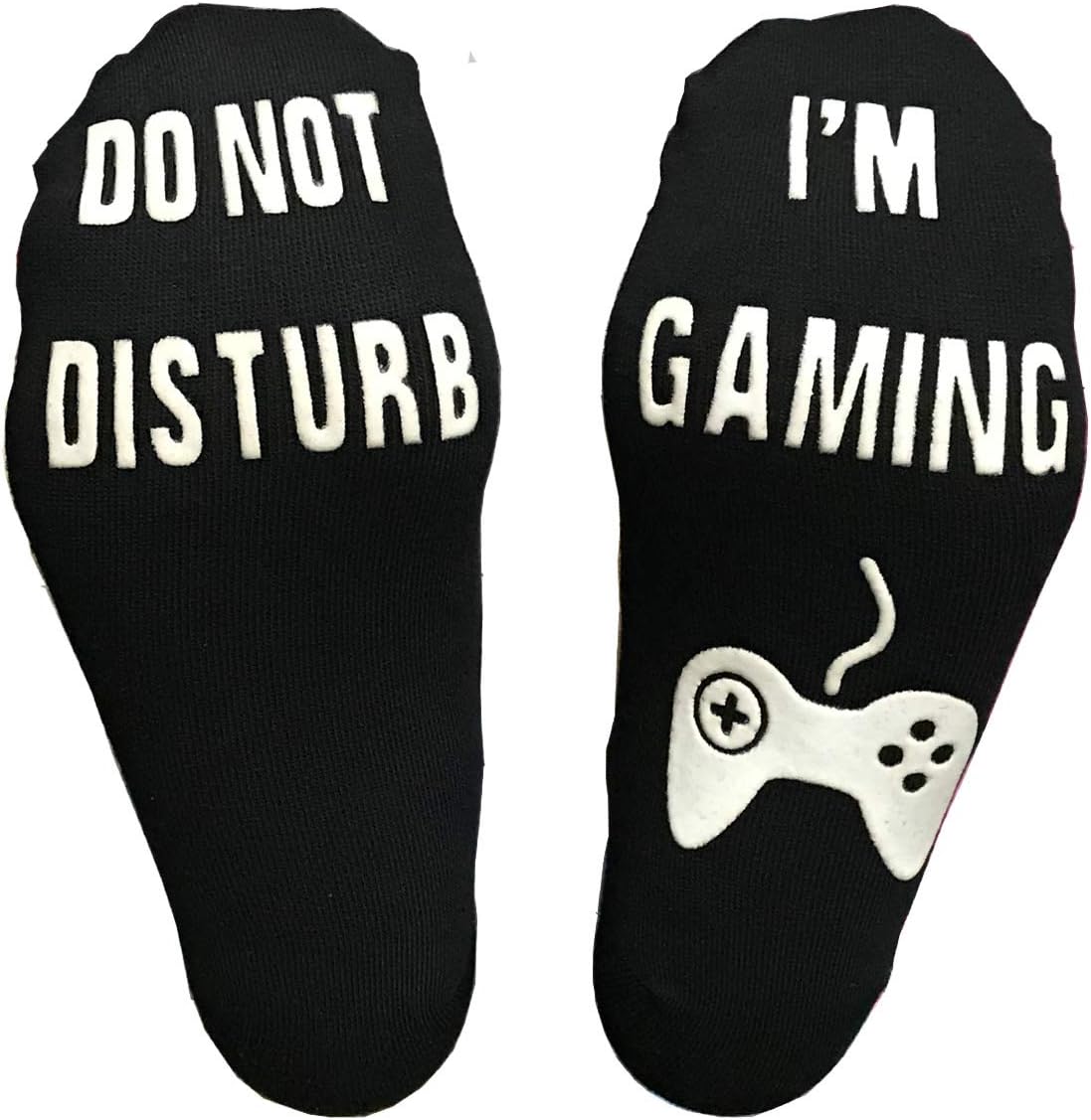 Novelty Cotton Socks Do Not Disturb Socks for Men Women Gamers