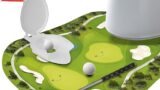 Toilet Golf Game, Funny Toilet Set Gag Gift for Men, Cool White Elephant Gift for Adults, Hilarious Prank Birthday Gift Idea Present for Golfer, Husband, Dad, Brother and Boyfriend