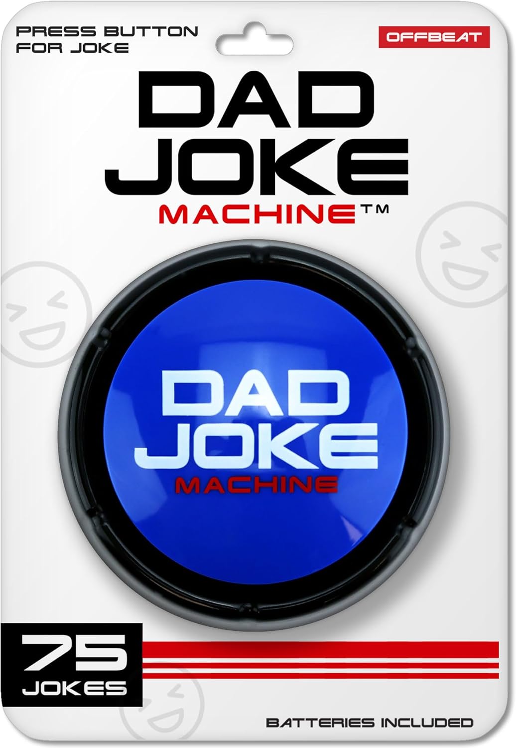 Gifts for Dad and Fathers – The Original Dad Joke Button 75 Hilarious Dad Jokes – Dad Gifts from Daughter, Dad Birthday Gift, White Elephant Gifts, Gifts for Men