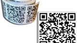 100-Pack Rick Roll QR Code Stickers in a Convenient Roll Funny Gag Gift Stickers Weatherproof UV Resistant Stickers 2″ x 2″