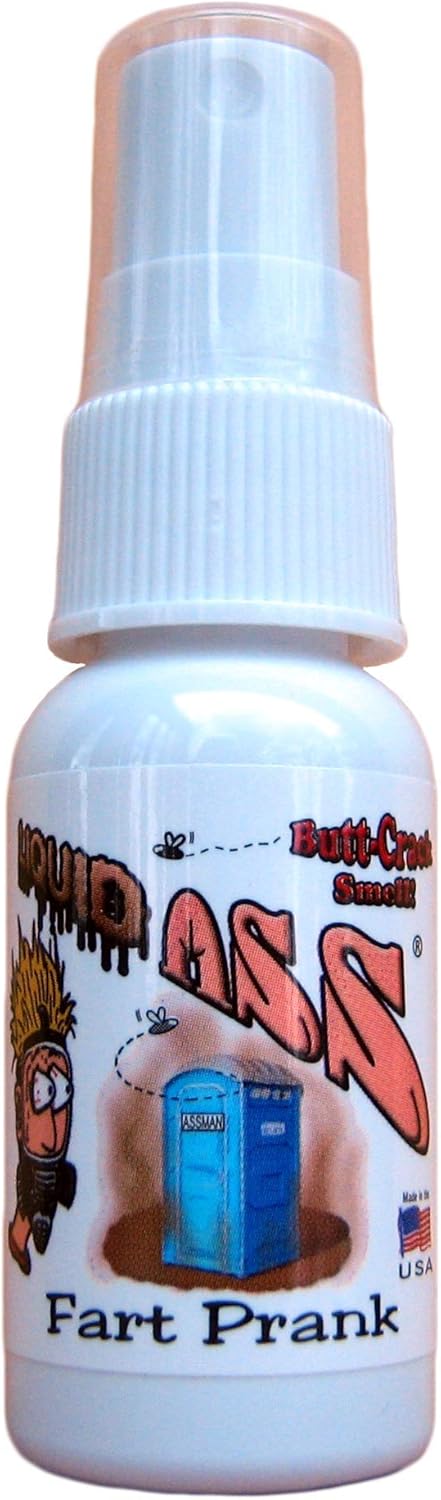 Liquid Ass: Prank Fart Spray, Gag Gift for Adults and Kids, Great for Pranks and A Good Laugh, Extra Strong Poop Spray, Non Toxic, Keep Out of Reach from Children