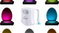 ToiLight The Original Toilet Bowl Night Light. Fun & Useful Bathroom Motion Sensor Tech Gadget. Funny Novelty Birthday Gift Idea. Stocking Stuffer for Him Her Guys Men Mom Brother