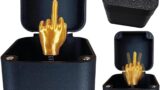 Middle Finger in a Box, Gag Gifts for Men, Valentine’s Day Gift for Boyfriend Funny, Surprise Spoof April Fool’s Day Gifts Prank for Friend, Just for You Box of Middle Fingers Gift Toy