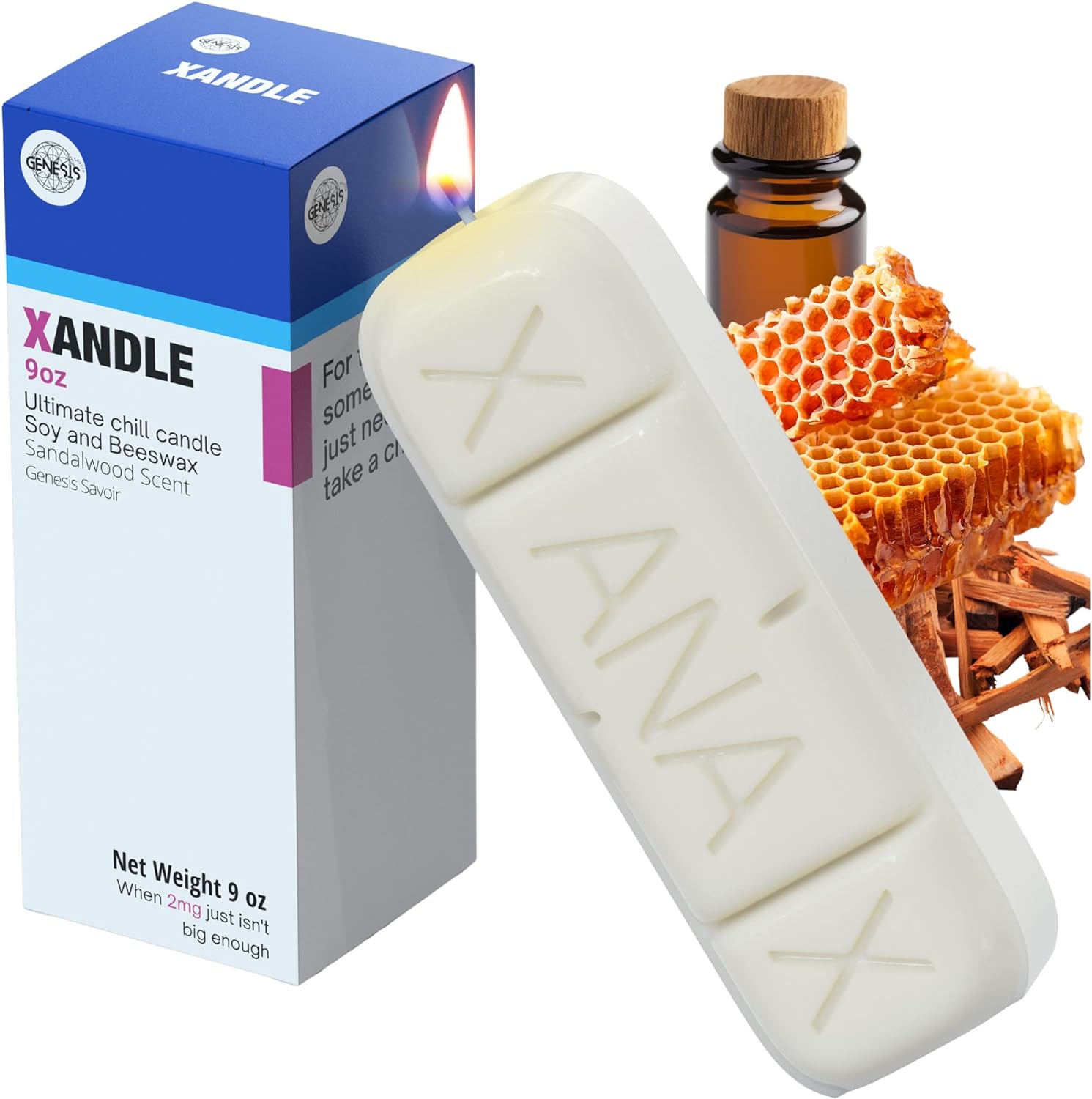 Xanax Candle with Gift Box – XANDLE – Cool Candles – White Elephant gifts for Adults Funny Candles – Novelty Candles – Weird Gifts – Funny Nurse Gifts – Eccentric Decor – Weird Decor – Gag Gift Candle