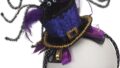 Halloween Steampunk Spider Witch Mini Top Hat Headband, Blue Purple, One Size Novelty Item