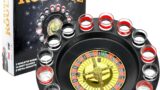 Fairly Odd Novelties Shot Roulette Drinking Game – Ultimate Shot Glass Roulette Drinking games for adults – 16pcs Red/Black Set for Party, White Elephant, Adult Game Nights – Spin & Sip with Laughter!