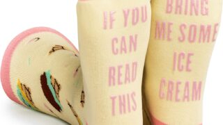 Lavley If You Can Read This, Bring Me Funny Socks – Novelty Gifts for Men, Women and Teens