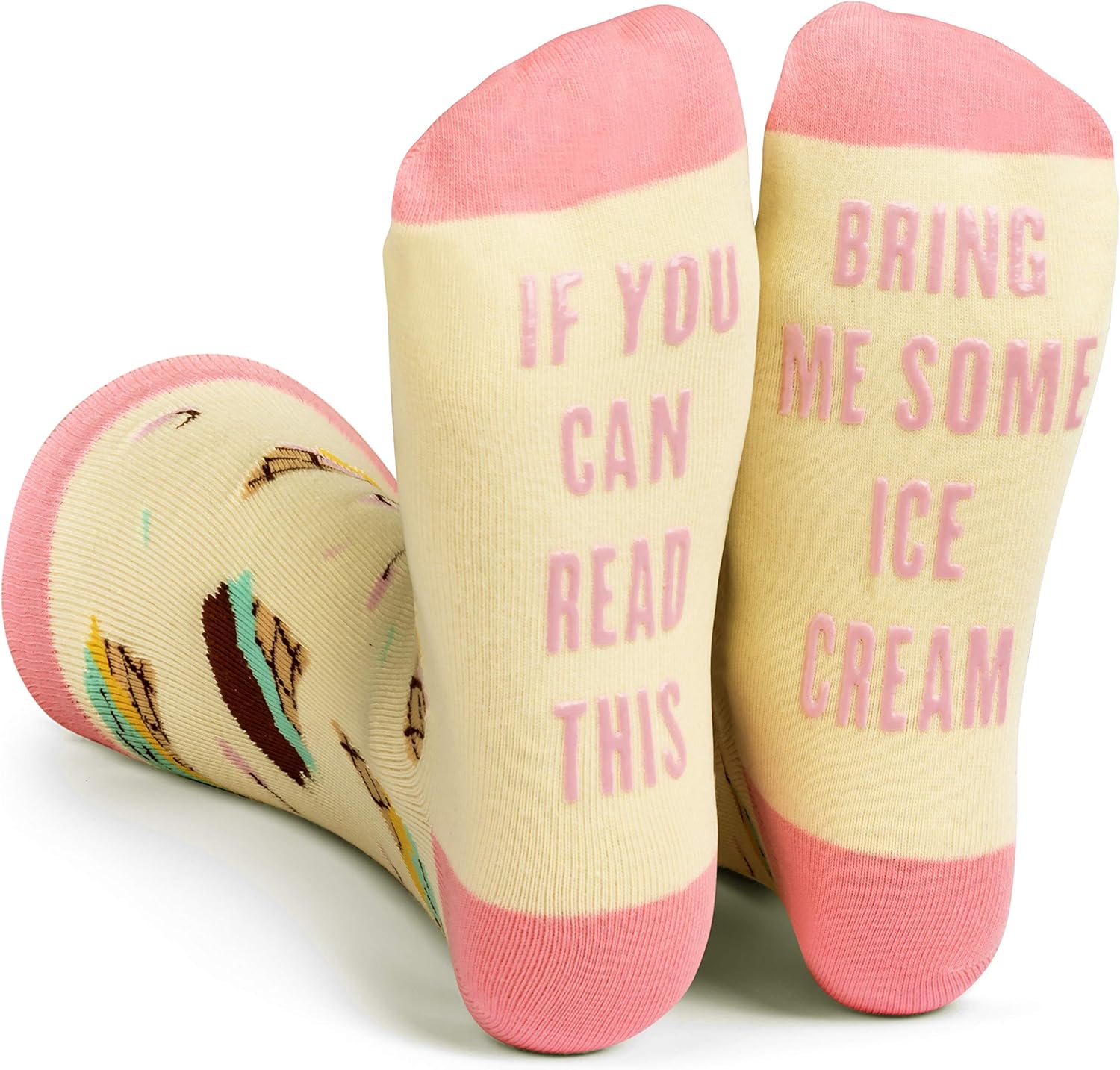 Lavley If You Can Read This, Bring Me Funny Socks – Novelty Gifts for Men, Women and Teens