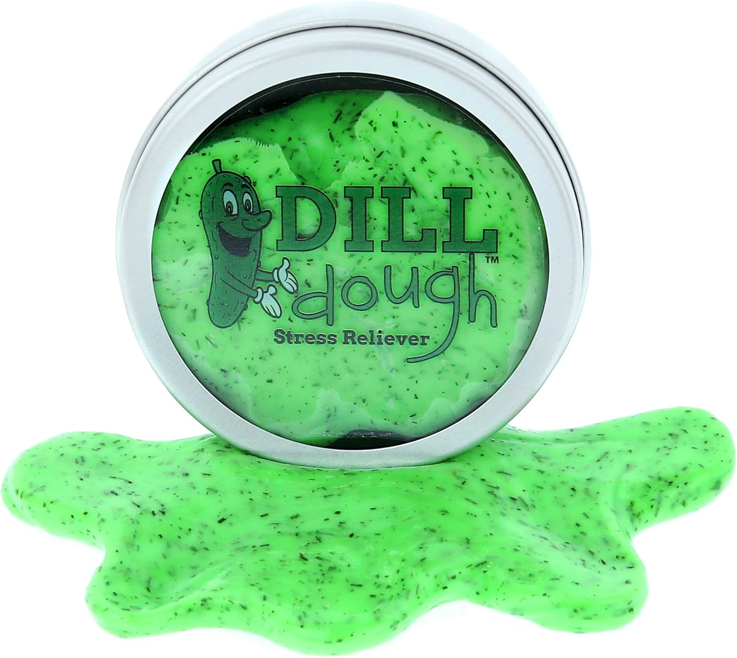 Dill Scented Stress Putty – Funny Pickle Gifts and Stocking Stuffers for Adults