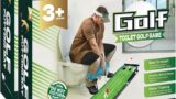 Toilet Golf Empty Box, 2x Funny Prank-shaped Putting Green Hole Set Gag Gift for Men, Cool White Elephant Gift for Adults, Hilarious Prank Ideal Gift Idea Present for Birthday, Father’s Day, Christmas