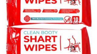 Funny Shart Butt Wipes 2PK by Witty Yeti. 20 Ct Hilarious Potty Humor Wet Wipe Gag Gift. Functional Prank Pack Great for Friends or Family. Disposable Moist Towelettes for When Oops That Wasn’t a Fart