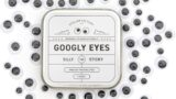 Stellar Factory Googly Eyes: Emergency Use Adhesive Eyeballs in Giftable Steel Tin – 150 pcs, 3 Sizes