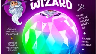 White Elephant Gifts for Adults & Kids – Talking Wizard Fortune Teller Crystal Ball – Stocking Stuffers for Kids 8-12 – Gag Gifts Funny Adult Men Teens Boys Ideas, Yankee Swap Gift